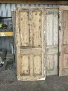 Selection of reclaimed doors