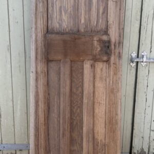 Tall reclaimed wooden door at Rutland Reclamation